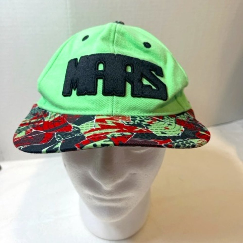 Air Jordan Mars Hat Cap Youth Premium Crafted Used Adjustable Green Multicolor